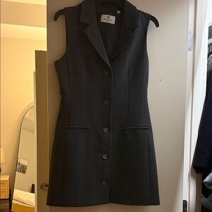 Babaton Charcoal Gray Blazer